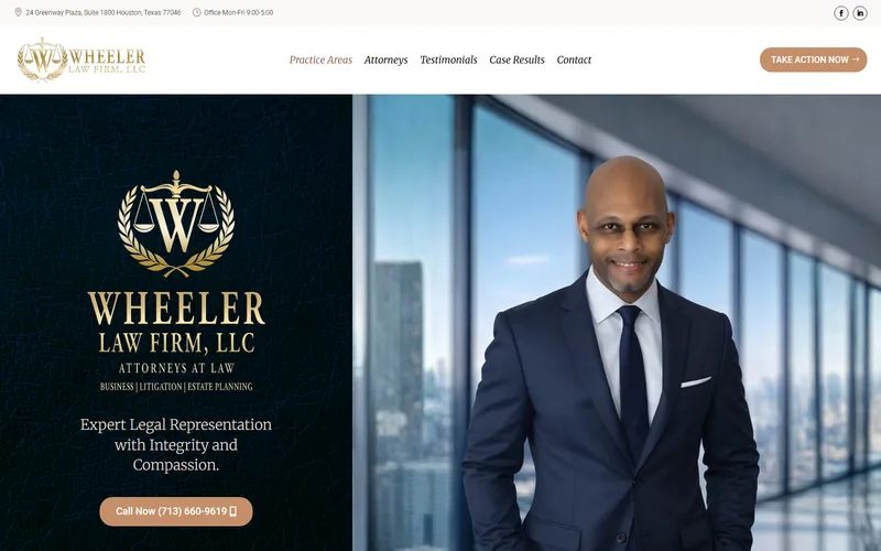 Wheeler Law Firm website project